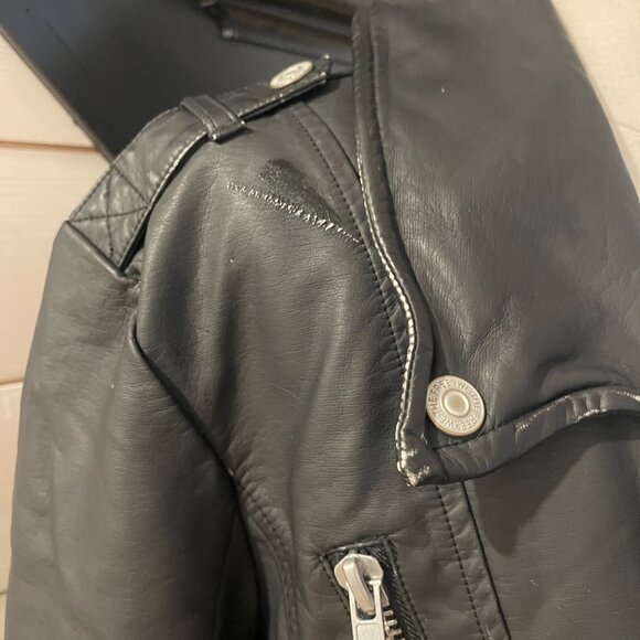 Free People Isabelle Vegan Moto Jacket NWOT Size XS - Picture 8 of 12